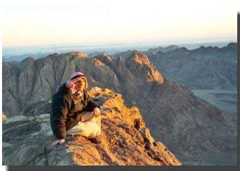 Soloppgang p� Sinai fjellet